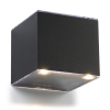 Solcellsvägglampa Avon Down | IP54 | svart [123ink] LDR08534 - 2