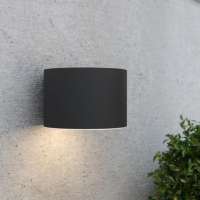 Solcellsvägglampa Gloucester Down | IP54 | svart [123ink] LDR08536