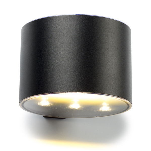 Solcellsvägglampa Gloucester Down | IP54 | svart [123ink] LDR08536 - 2
