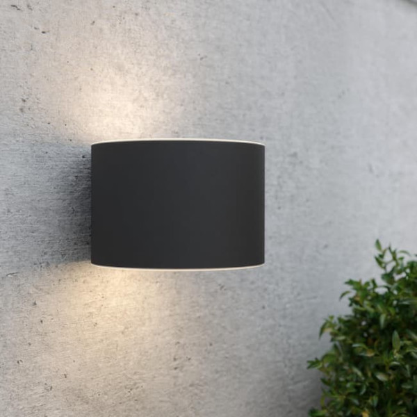 Solcellsvägglampa Gloucester Up & Down | IP54 | svart [123ink] LDR08537 - 1