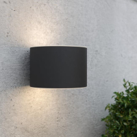 Solcellsvägglampa Gloucester Up & Down | IP54 | svart [123ink] LDR08537