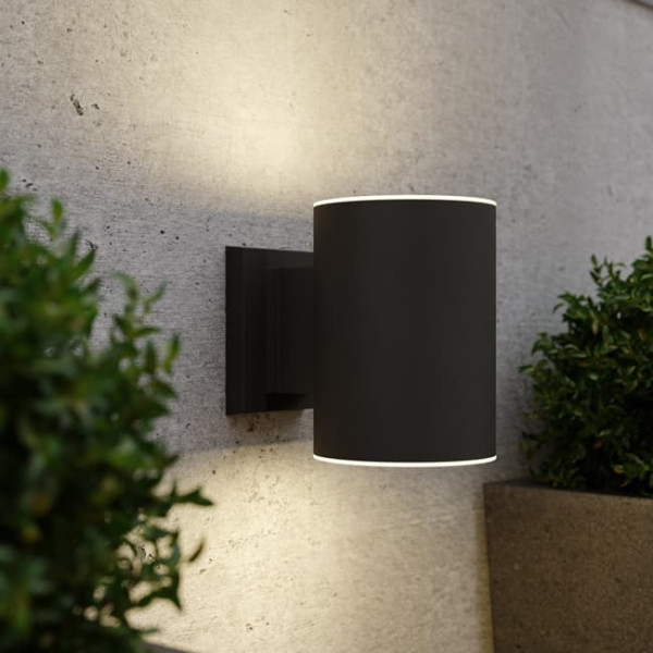 Solcellsvägglampa Grantham Up & Down | IP54 | svart [123ink] LDR08530 - 1