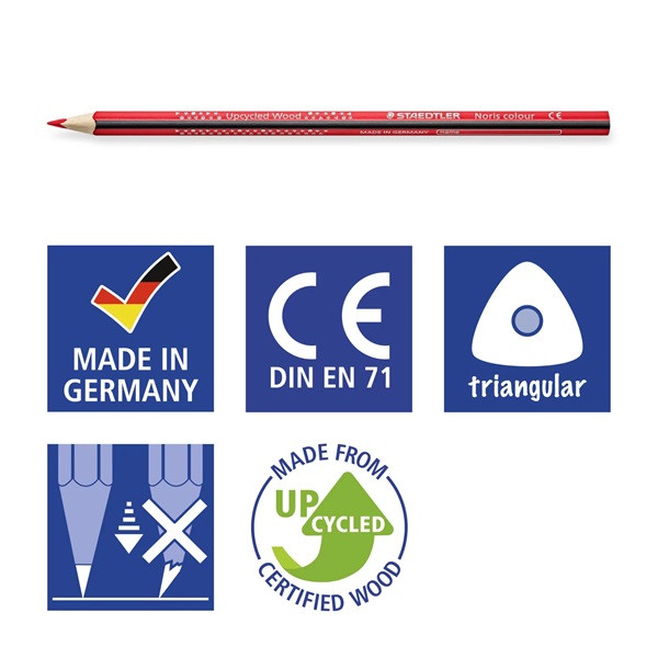 Färgpennor | Staedtler Noris | 12st 209572 - 6