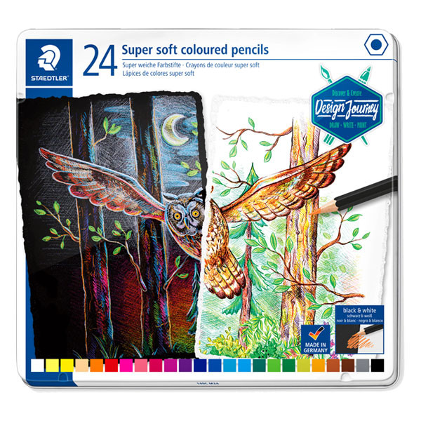 Staedtler Färgpennor | Staedtler Super Soft | 24st 149CM24 209568 - 1