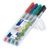 Staedtler Märkpenna icke-permanent | Staedtler Lumocolor 316 | sorterade färger | 4st 316WP4 209530 - 8