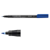 Staedtler Märkpenna permanent 0.6mm | Staedtler Lumocolor 318 | blå 318-3 424735 - 1