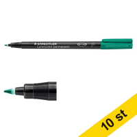 Staedtler Märkpenna permanent 0.6mm | Staedtler Lumocolor 318 | grön | 10st  424740