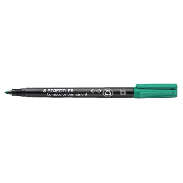 Staedtler Märkpenna permanent 1.0mm | Staedtler Lumocolor 317 | grön 317-5 424744 - 2