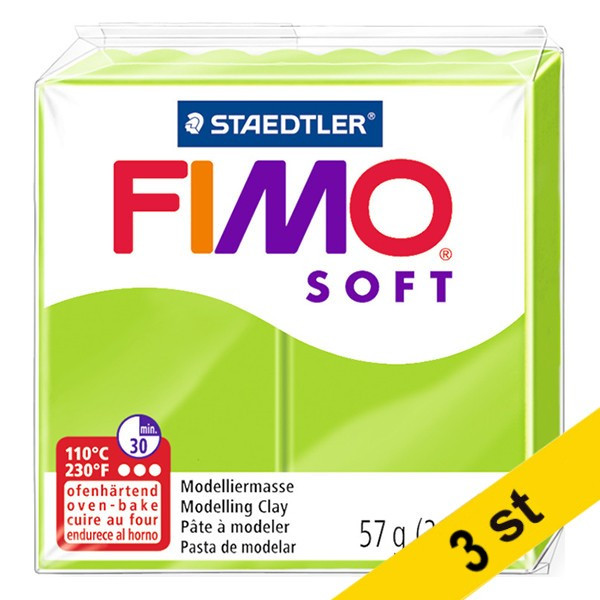 Staedtler Modellera | Fimo | äppelgrön | 57g | 3st  424710 - 1