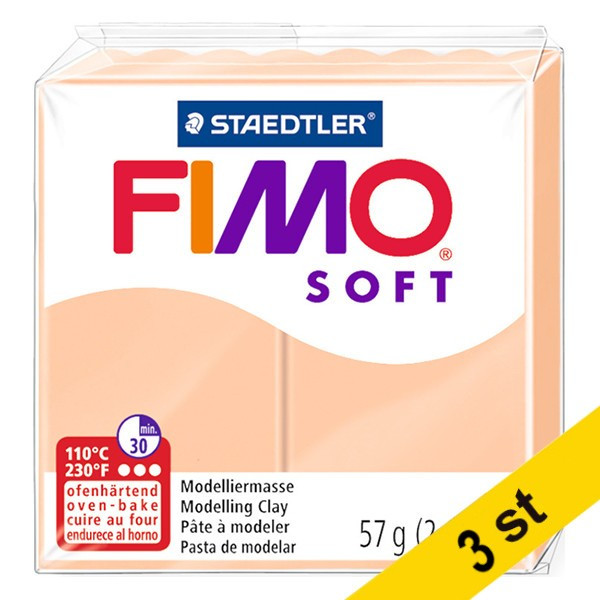 Staedtler Modellera | Fimo | beige | 57g | 3st  424656 - 1