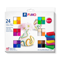 Staedtler Modellera | Fimo | blandade färger | 25g | 24st 8023C24-1 209651