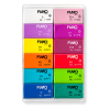 Modellera | Fimo | blandade färger billiant | 25g | 12st 209647 - 2