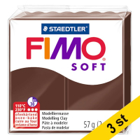 Staedtler Modellera | Fimo | choklad | 57g | 3st  424707