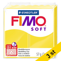 Staedtler Modellera | Fimo | gul | 57g | 3st  424708