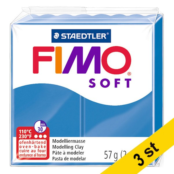 Staedtler Modellera | Fimo | havsblå | 57g | 3st  424651 - 1