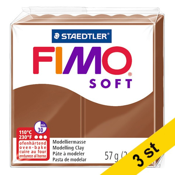 Staedtler Modellera | Fimo | karamell | 57g | 3st  424705 - 1