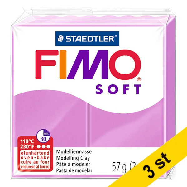 Staedtler Modellera | Fimo | lavendel | 57g | 3st  424674 - 1