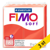 Modellera | Fimo | ljusröd | 57g | 3st 424682 - 1