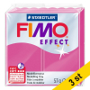 Modellera | Fimo | rubinkvarts | 57g | 3st 424690 - 1