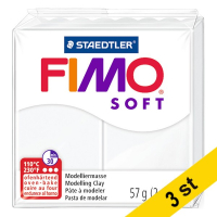 Staedtler Modellera | Fimo | vit | 57g | 3st  424692