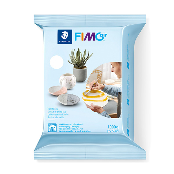 Staedtler Modellera lufttorkande | Fimo | vit | 1kg 8101-0 424632 - 1