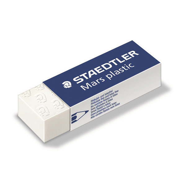 Staedtler Radergummi | Staedtler Mars Plastic | 65x23x13mm | 1st 52650 209541 - 1