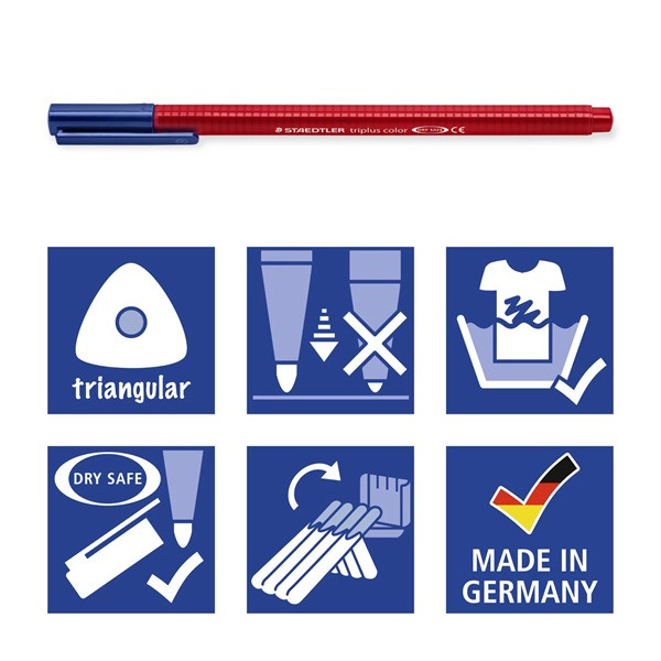 Staedtler Tuschpennor | Staedtler Triplus Color 323 | 10st 323SB10 209536 - 7