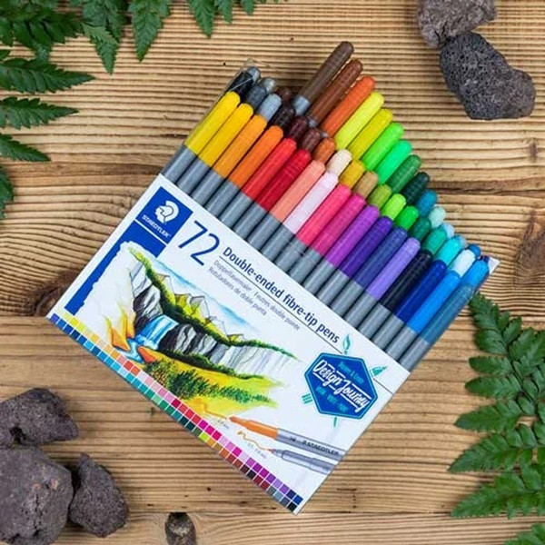 Staedtler Tuschpennor med dubbel spets | Staedtler 3200 | 72st 3200TB72 209518 - 3