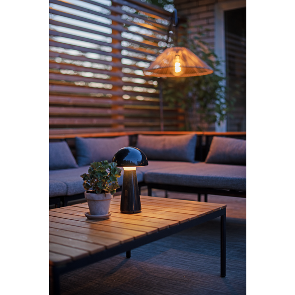 Bordslampa svamp | svart [Star Trading] 501534 - 3