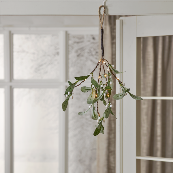 Dekorationskvist Mistel | 20cm [Star Trading] 361694 - 2