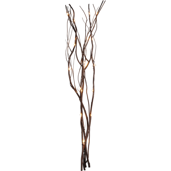 Dekorationskvist Willow Dew Drop | 60cm | brun [Star Trading] 501839 - 1