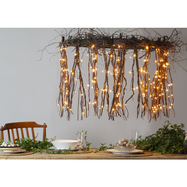 Dekorationskvist Willow Dew Drop | 60cm | brun [Star Trading] 501839 - 3