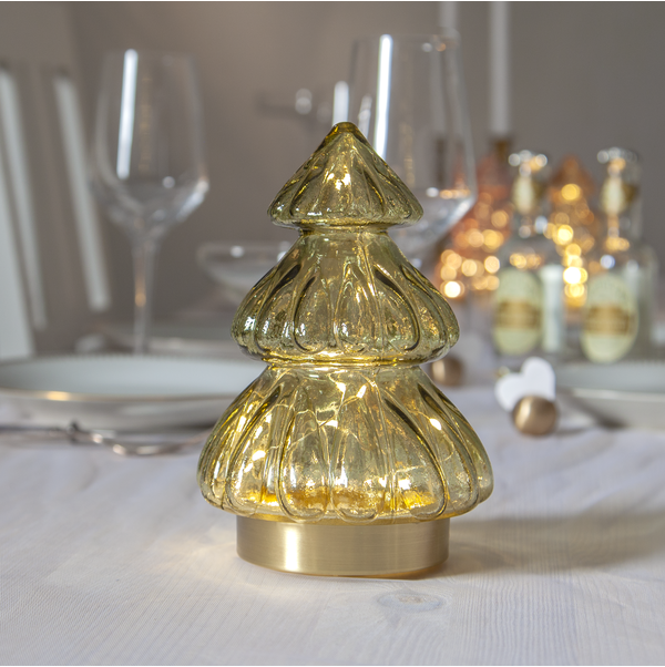 Glasdekoration Abete | grön [Star Trading] 501844 - 2