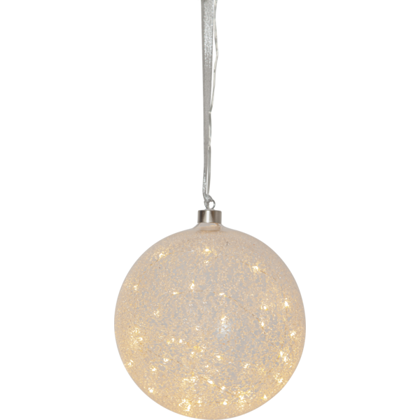 Glaskula Glow Snow Ø200mm [Star Trading] 501522 - 1