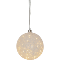 Glaskula Glow Snow Ø200mm [Star Trading] 501522
