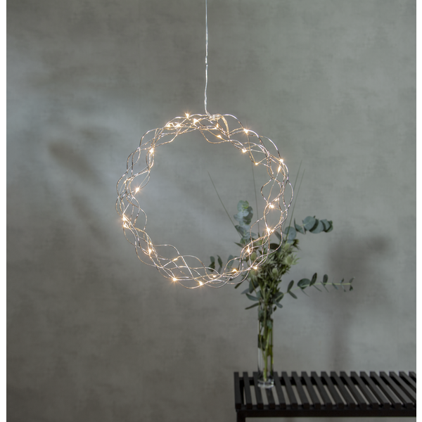 Inomhusdekoration Curly | krom [Star Trading] 501828 - 2