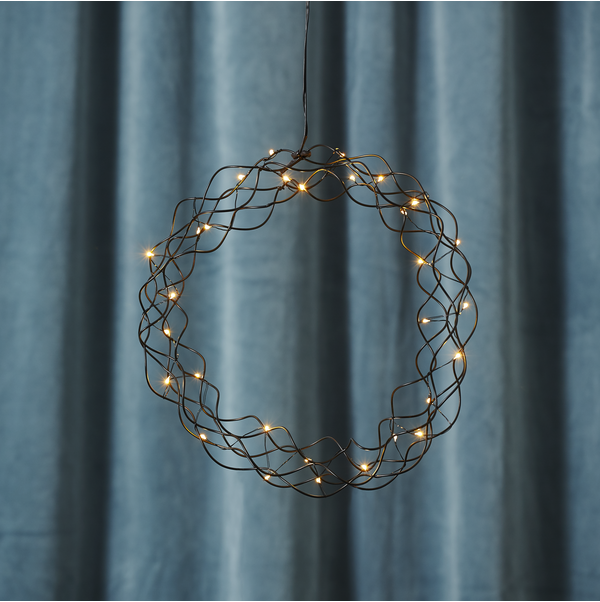 Inomhusdekoration Curly | svart [Star Trading] 501827 - 2