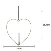 Inomhusdekoration Flamme Heart Hängande | mässing [Star Trading] 362091 - 4