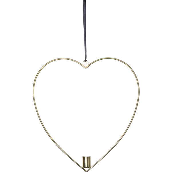 Inomhusdekoration Flamme Heart Hängande | mässing [Star Trading] 362091 - 3