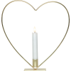 Inomhusdekoration Flamme Heart Stående | mässing [Star Trading] 362092 - 1