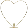 Inomhusdekoration Flamme Heart Stående | mässing [Star Trading] 362092 - 3