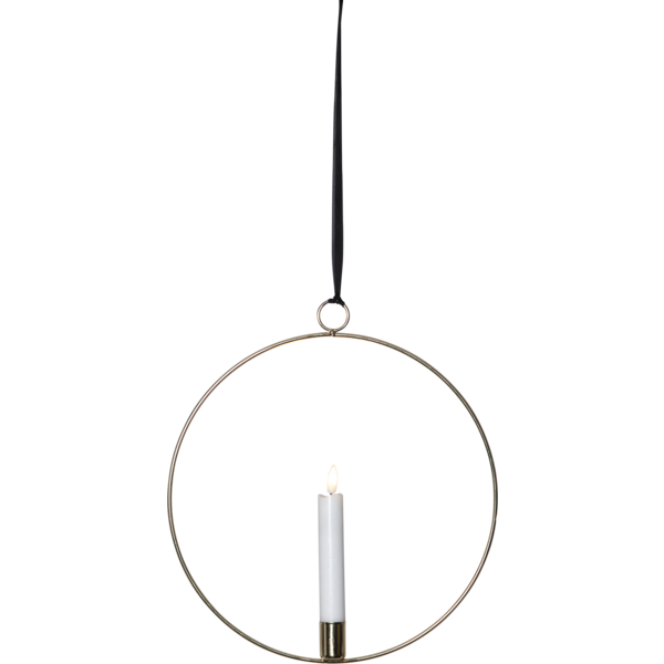 Inomhusdekoration Flamme Ring Hängande | mässing [Star Trading] 500691 - 1