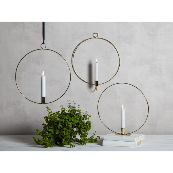 Inomhusdekoration Flamme Ring Hängande | mässing [Star Trading] 500691 - 6