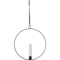 Inomhusdekoration Flamme Ring Hängande | svart [Star Trading] 361260