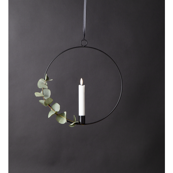 Inomhusdekoration Flamme Ring Hängande | svart [Star Trading] 361260 - 4