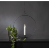 Inomhusdekoration Flamme Ring Hängande | svart [Star Trading] 361260 - 5