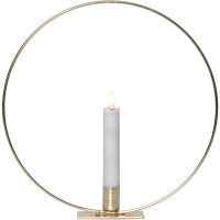 Inomhusdekoration Flamme Ring Stående | Mässing [Star Trading] 501722