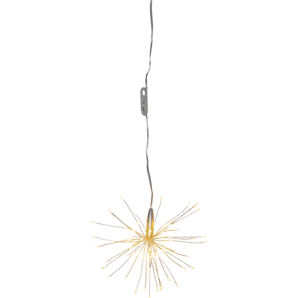 Inomhusdekoration Fyrverkeri | 16cm | silver [Star Trading] 501829 - 1