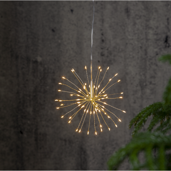 Inomhusdekoration Fyrverkeri | 16cm | silver [Star Trading] 501829 - 2