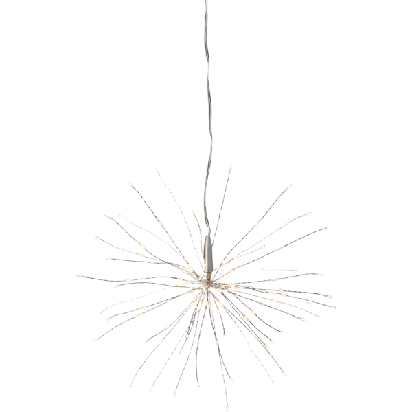 Inomhusdekoration Fyrverkeri | 26cm | silver [Star Trading] 501830 - 1